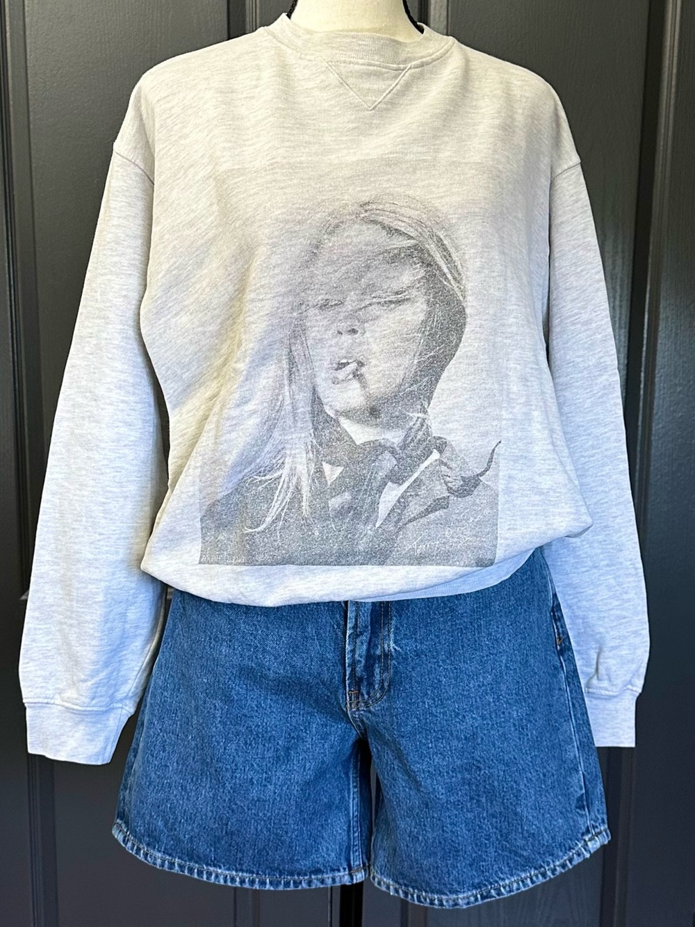 Anine Bing Ramona Sweatshirt - Terry O’Neil pic of Bridgette Bardot